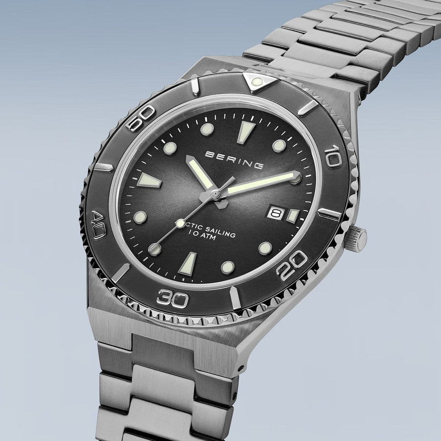 Bering Gents Grey 'Arctic Sailing' Watch