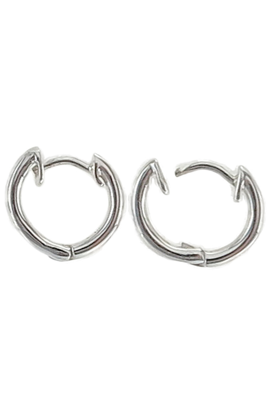 Sterling Silver Small Hinged Hoop Earrings