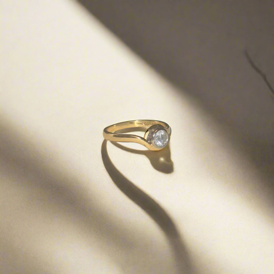 Previously Owned 18ct Yellow Gold 0.40ct Diamond Solitaire Ring