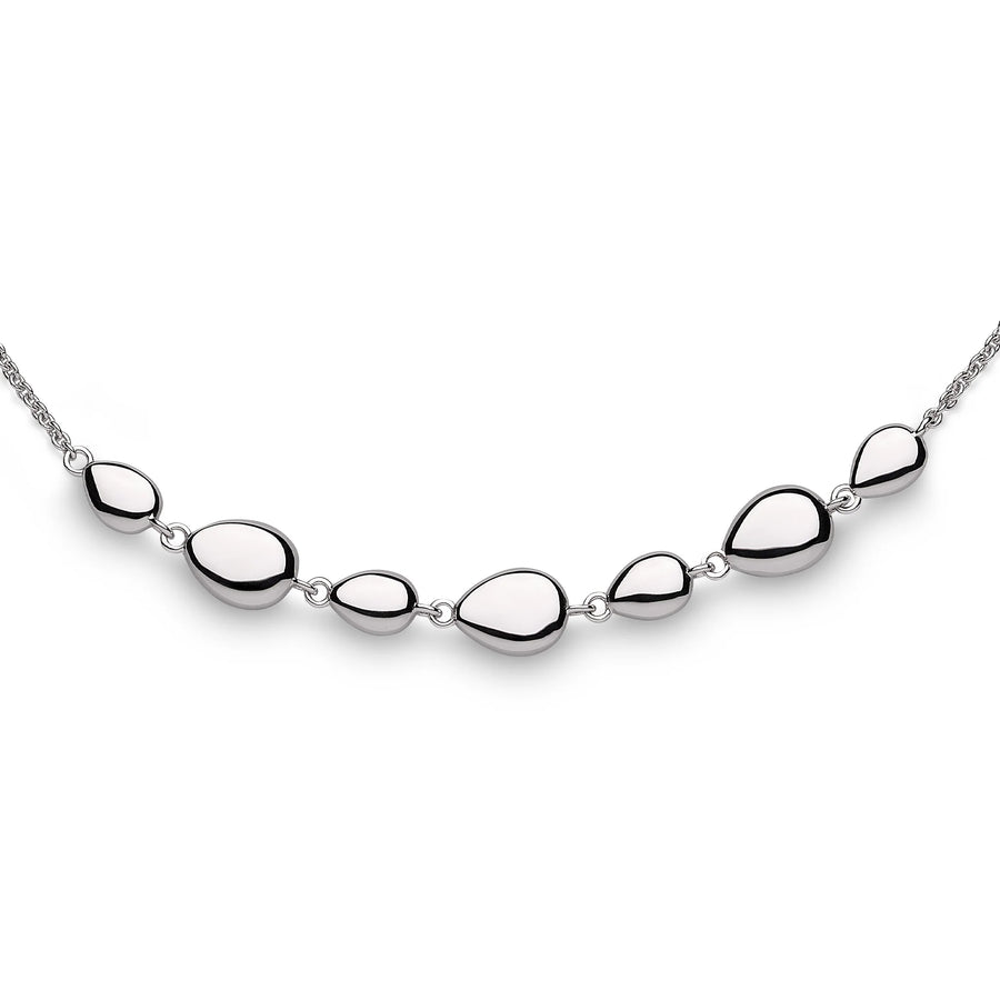 Kit Heath Sterling Silver Coast Pebble Link Adjustable Necklace