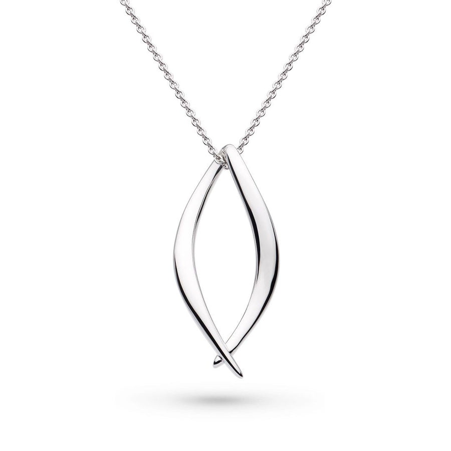 Kit Heath Sterling Silver 'Entwine Twine Twist' Open Necklace