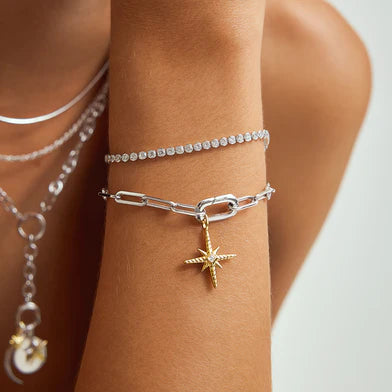 Ania Haie Sterling Silver CZ Adjustable Bracelet