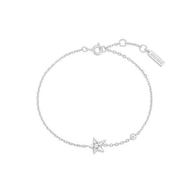 Ania Haie Sterling Silver CZ Star Bracelet