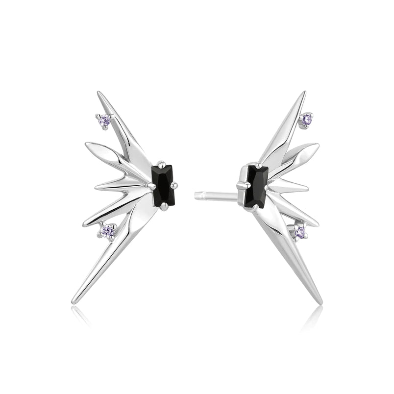 Ania Haie Sterling Silver Statement Spike Stud Earrings