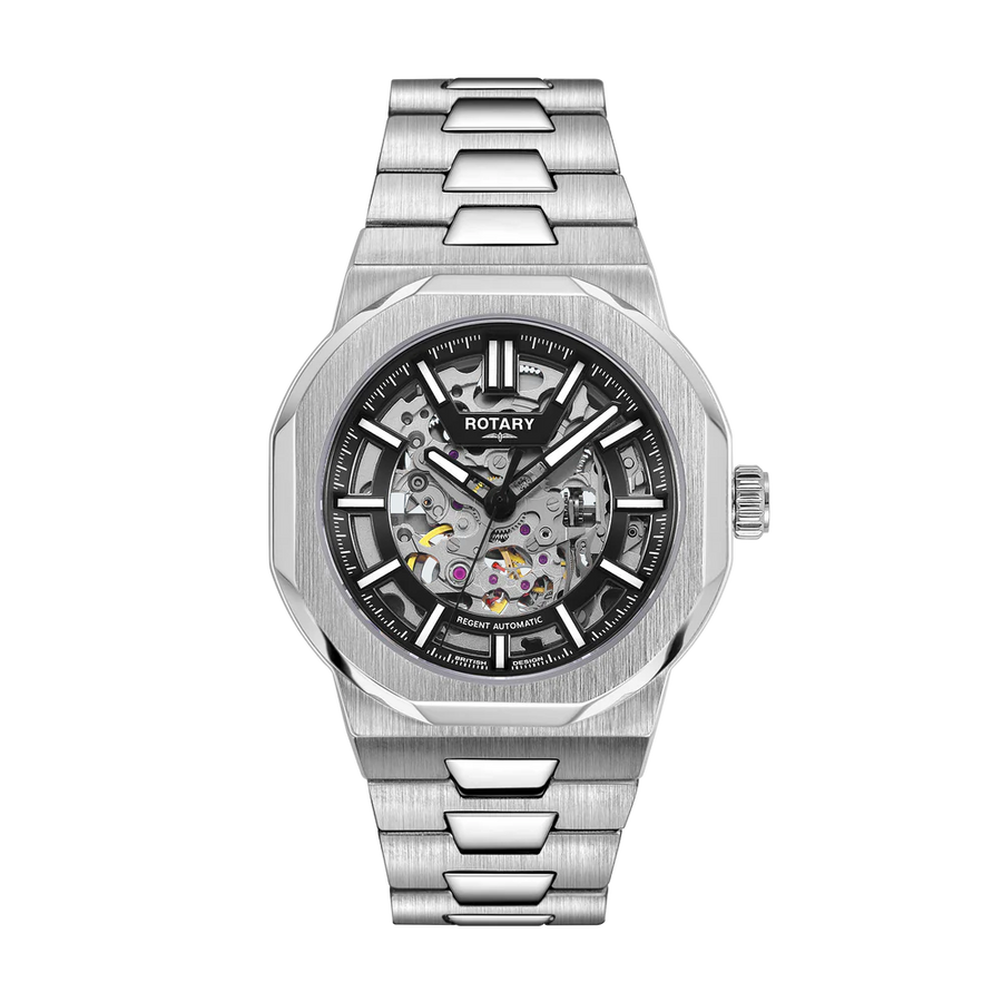 Rotary Gents Skeleton Sport Automatic Watch