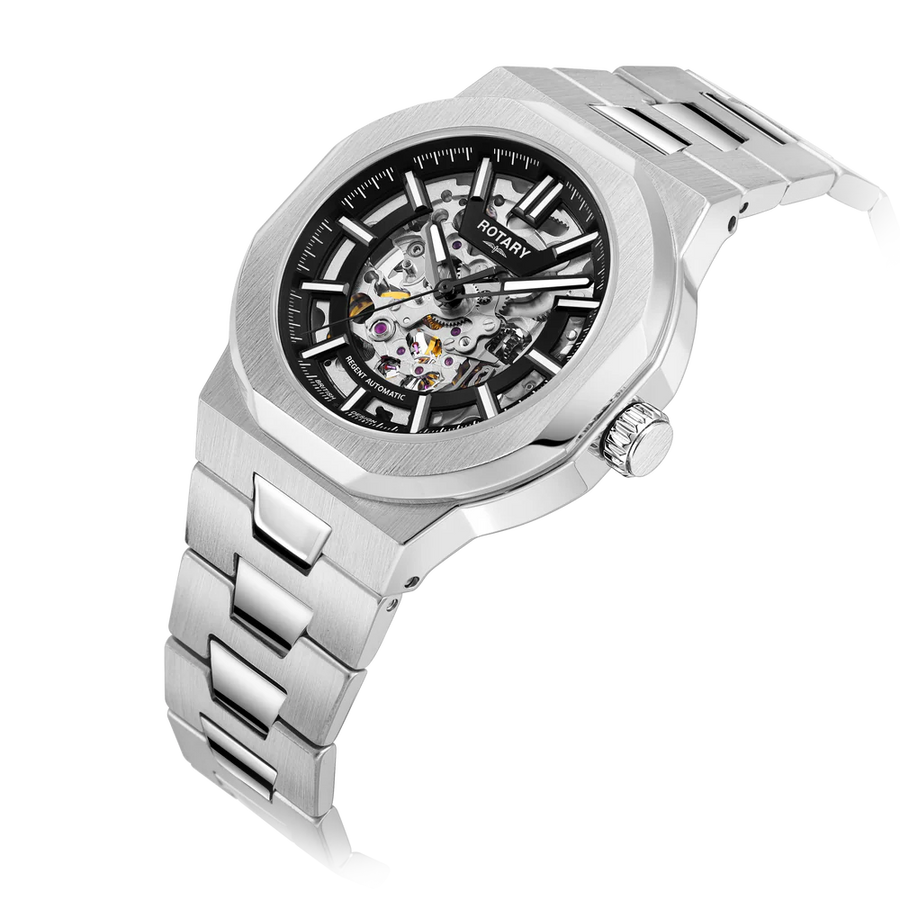 Rotary Gents Skeleton Sport Automatic Watch