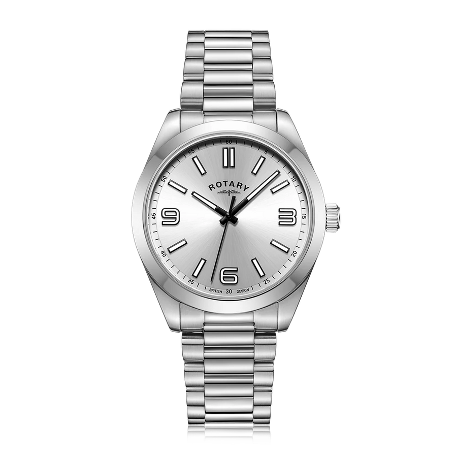 Rotary Gents Steel Heritage Sport Watch