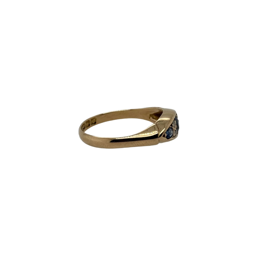 Previously Owned 18ct Yellow Gold Sapphire & Diamond Ring