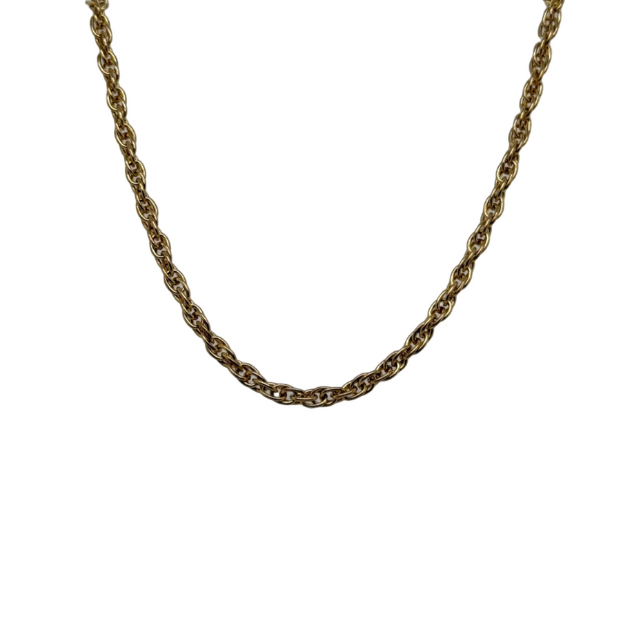 Previously Owned 9ct Yellow Gold Rope Chain 24"