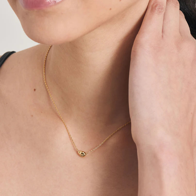 Ania Haie Gold CZ Pebble Necklace
