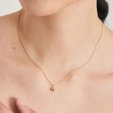 Ania Haie Gold Plated Orb Drop Necklace