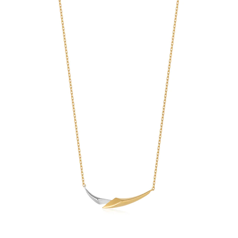 Ania Haie Two-Tone Arrow Chain Necklace