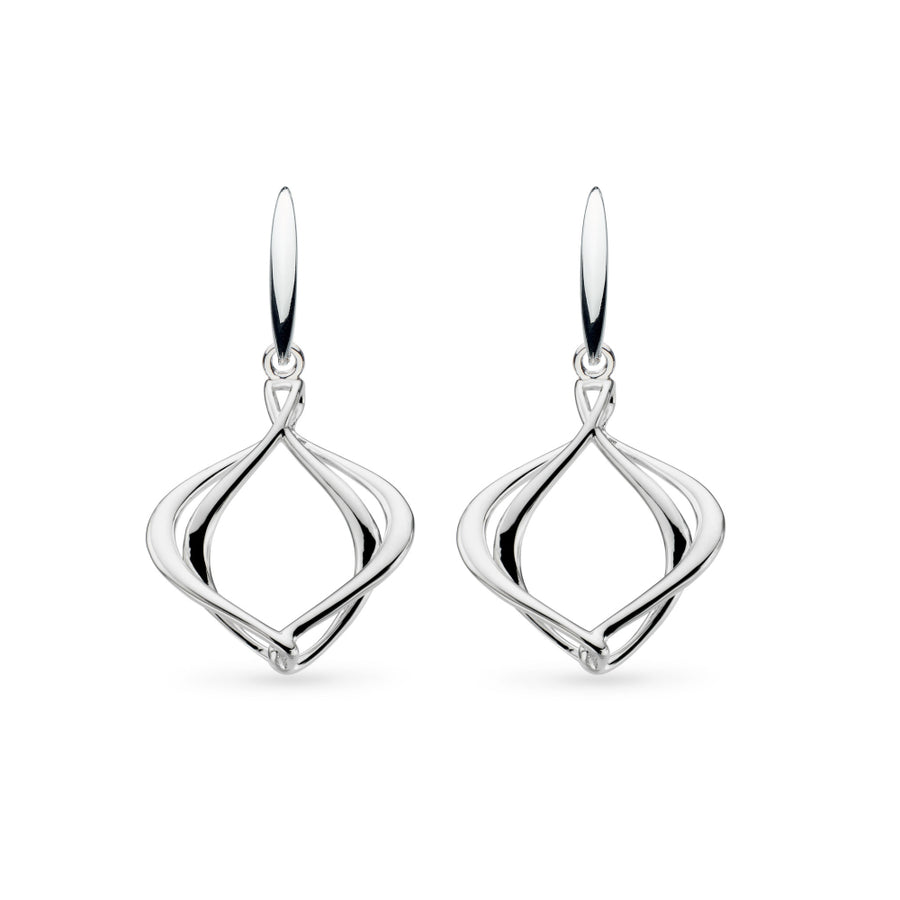 Kit Heath Sterling Silver Large Alicia Drop Earrings