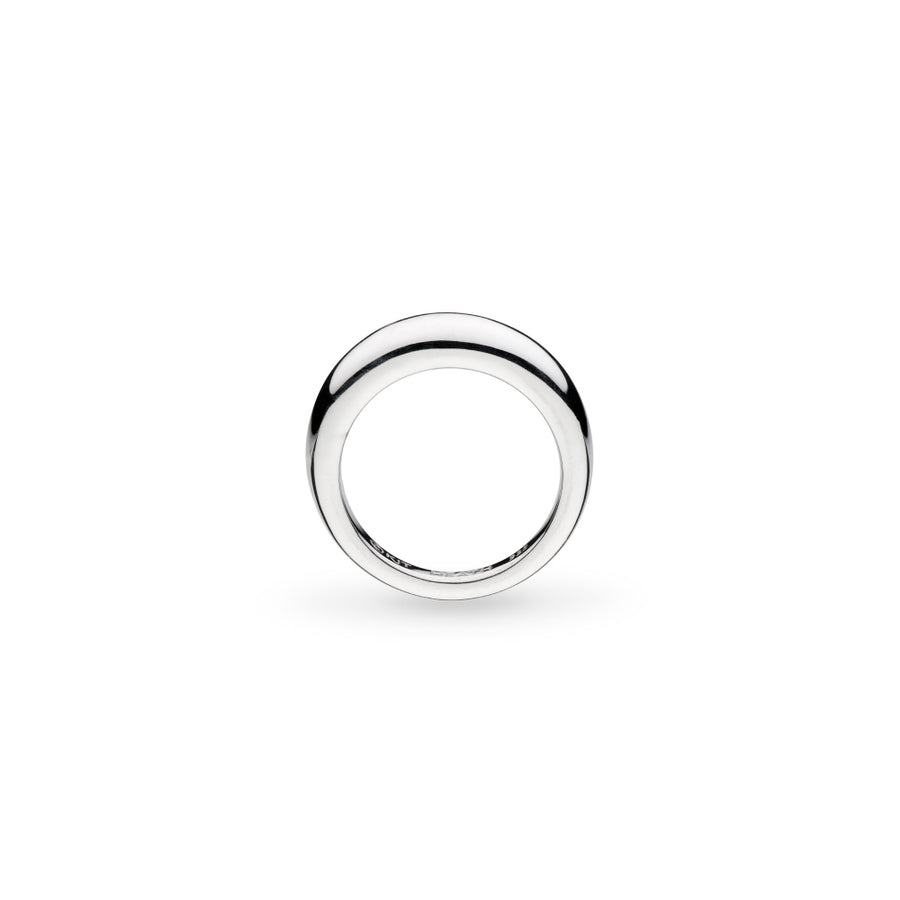 Kit Heath Sterling Silver Plain 'Coast Pebble' Polished Ring