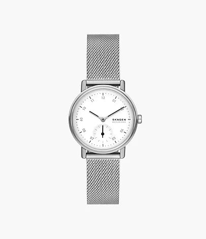 Skagen Ladies Steel Sub-Second Window Mesh Watch