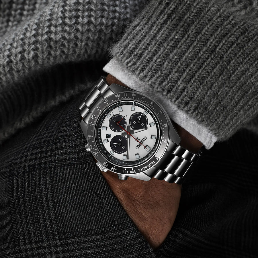 Seiko Gents Solar Prospex Speedtimer Chronograph Watch