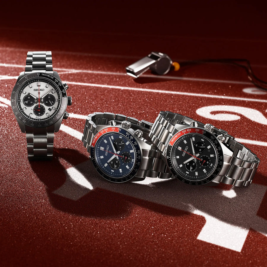 Seiko Gents Solar Prospex Speedtimer Chronograph Watch