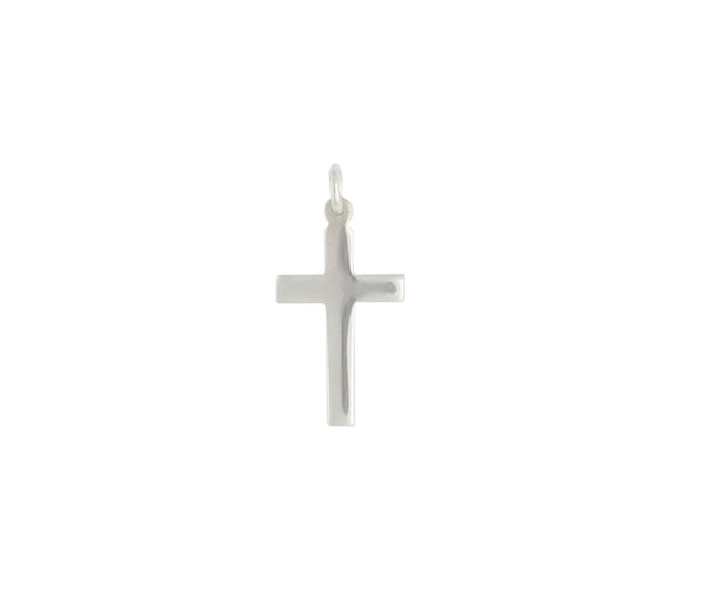 Sterling Silver Polished Cross Pendant