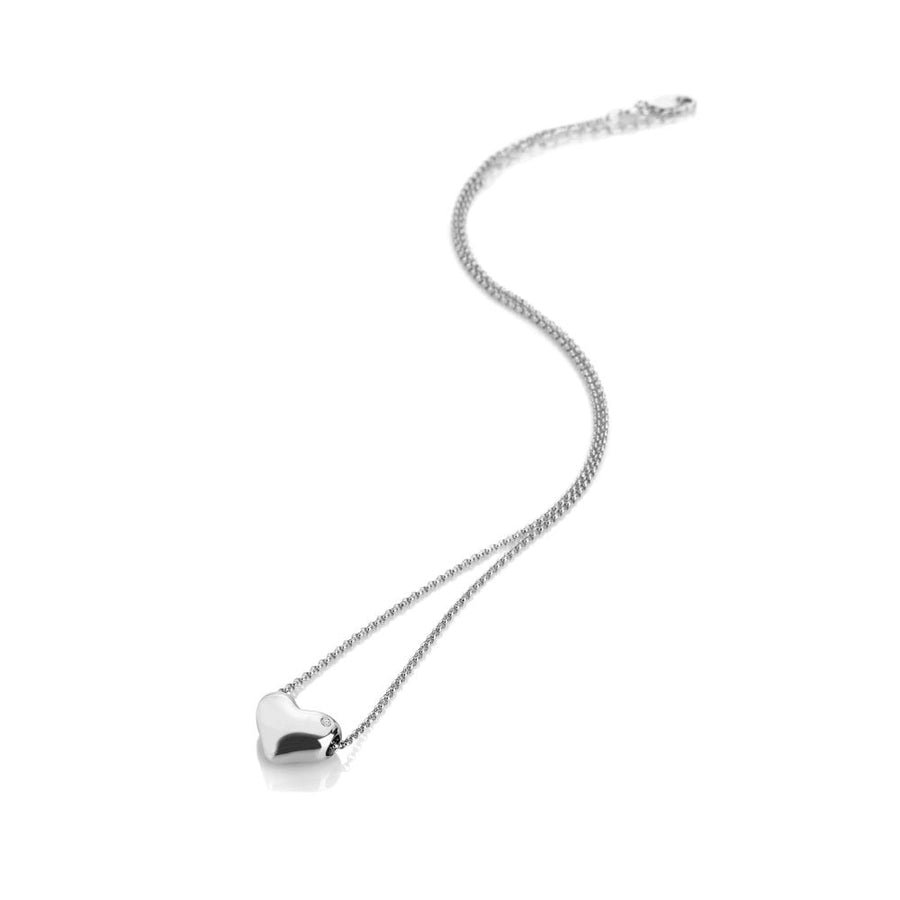 Hot Diamonds Silver Slider Heart Pendant & Chain