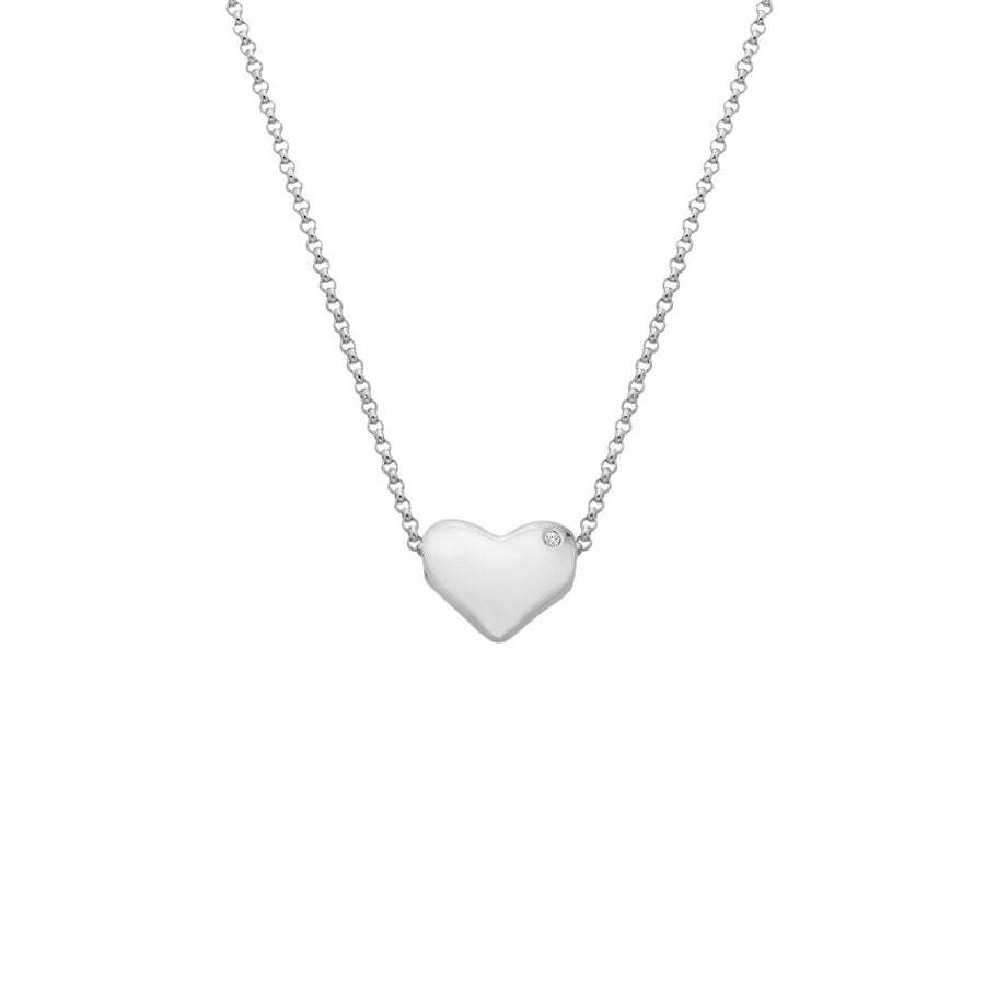 Hot Diamonds Silver Slider Heart Pendant & Chain