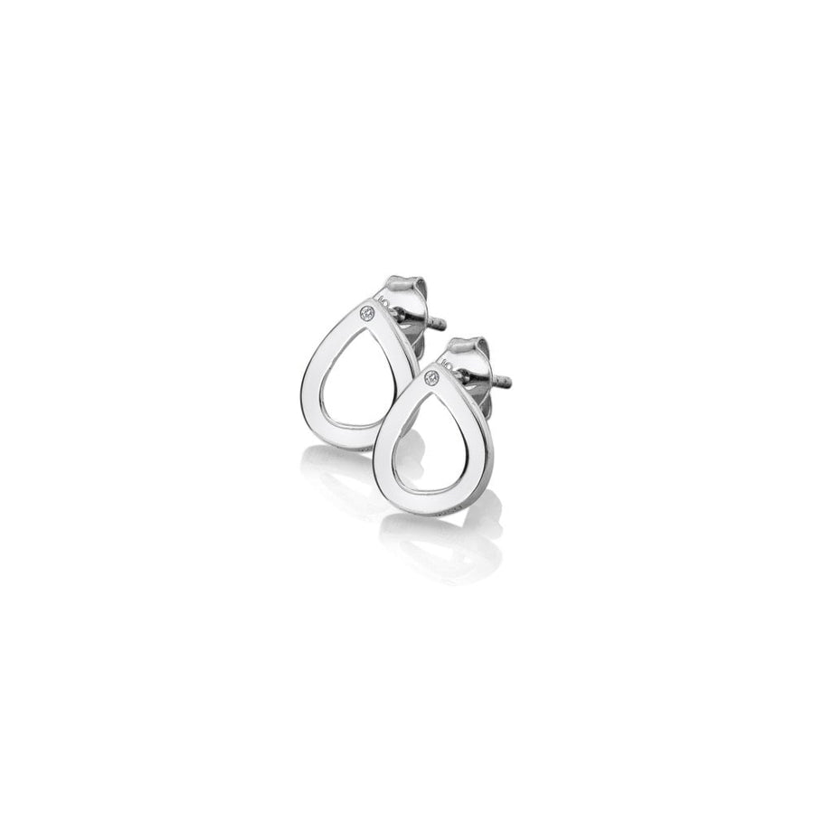 Hot Diamonds Silver Open Teardrop Stud Earrings