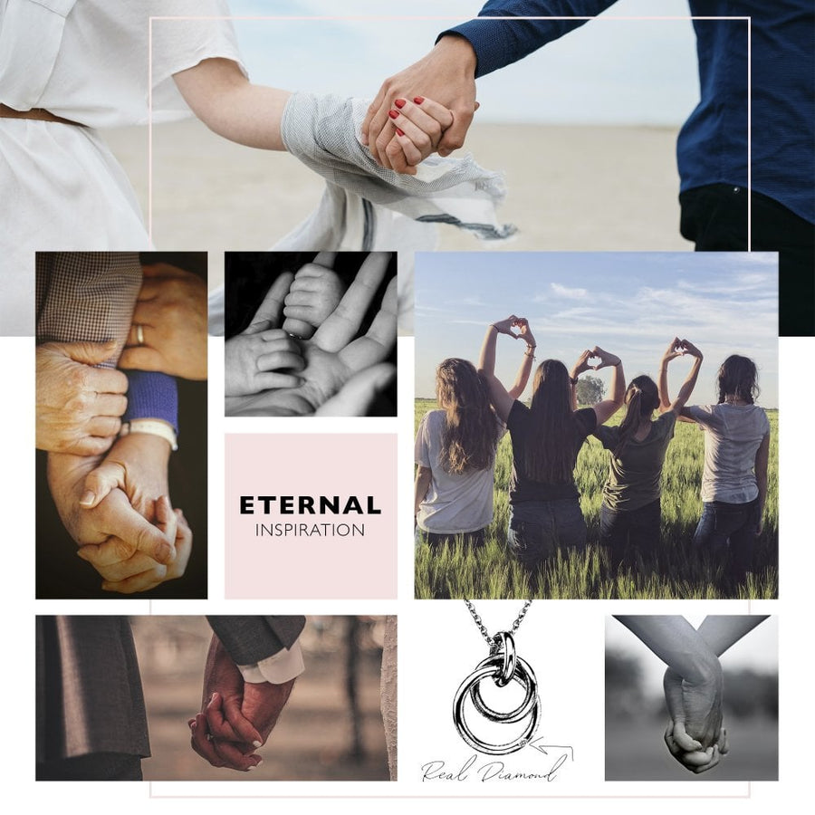 Hot Diamonds Silver 13x10mm Interlocking Rings Stud Earrings