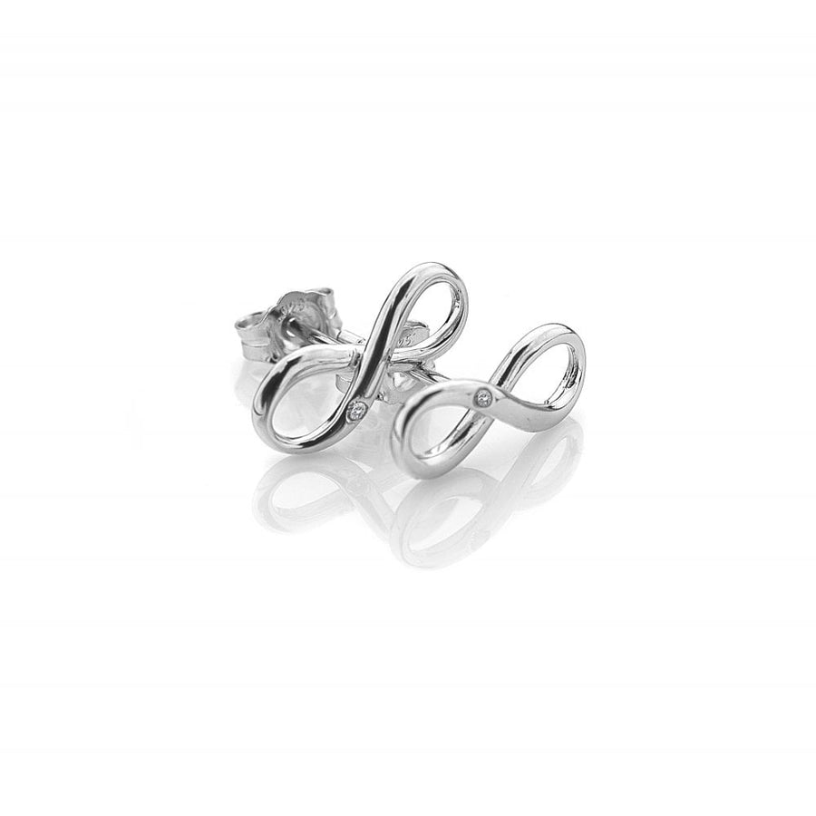 Hot Diamonds Silver Infinity Stud Earrings