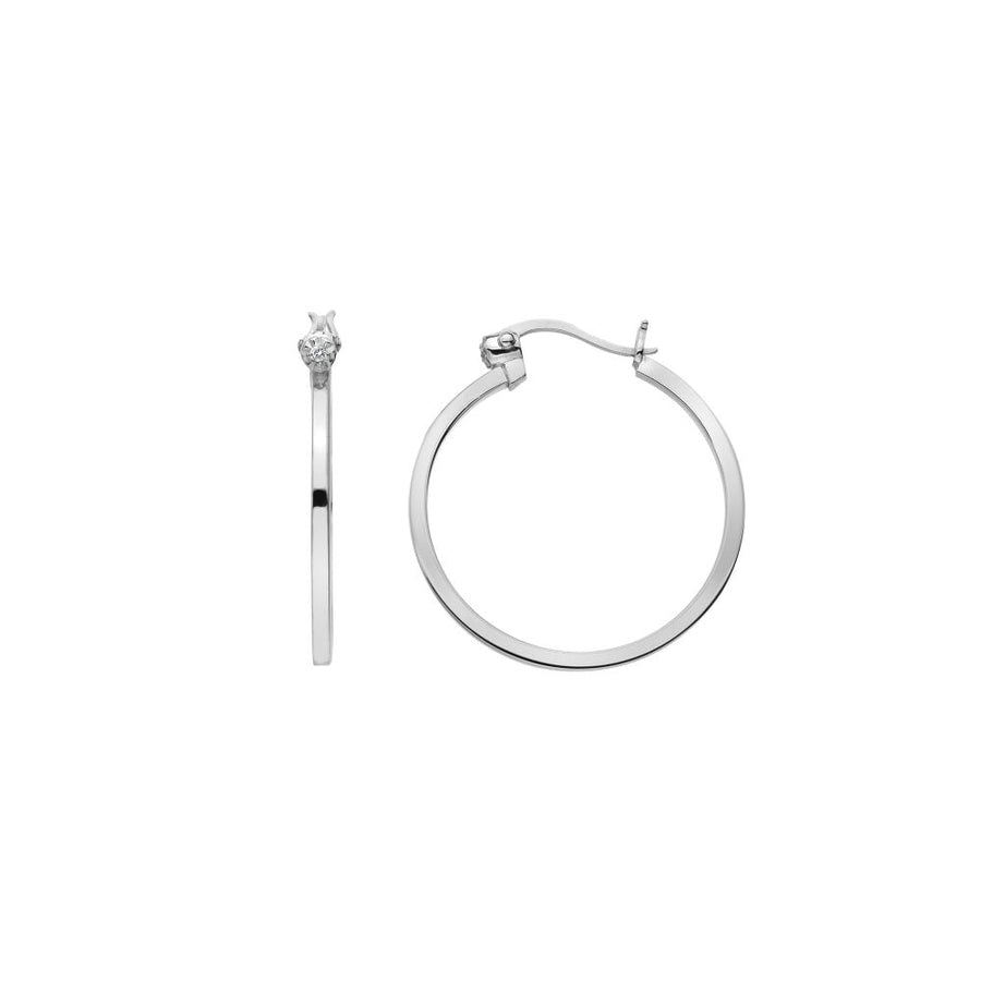 Hot Diamonds Silver 25mm Hoop Earrings