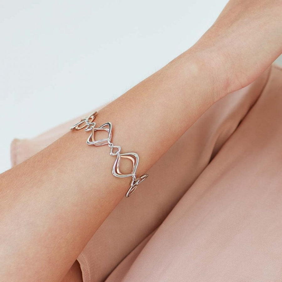 Kit Heath Two-Tone Alicia Rose Entwined Link Bracelet