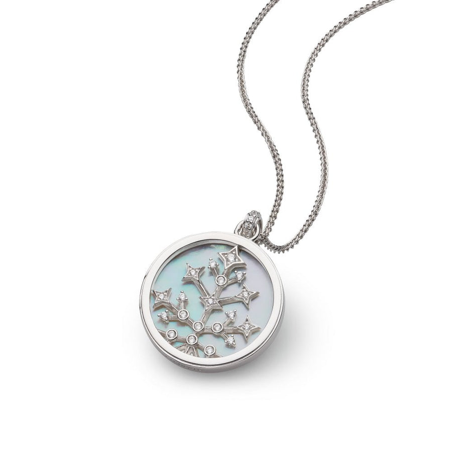 Kit Heath Sterling Silver Tree of Life Mother of Pearl Necklace
