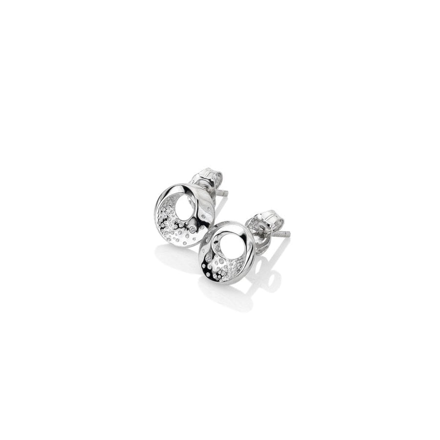 Hot Diamonds Silver 9mm Open Circle Stud Earrings