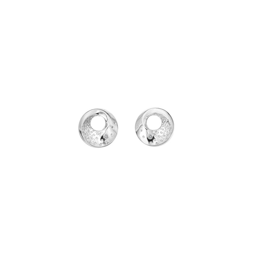 Hot Diamonds Silver 9mm Open Circle Stud Earrings