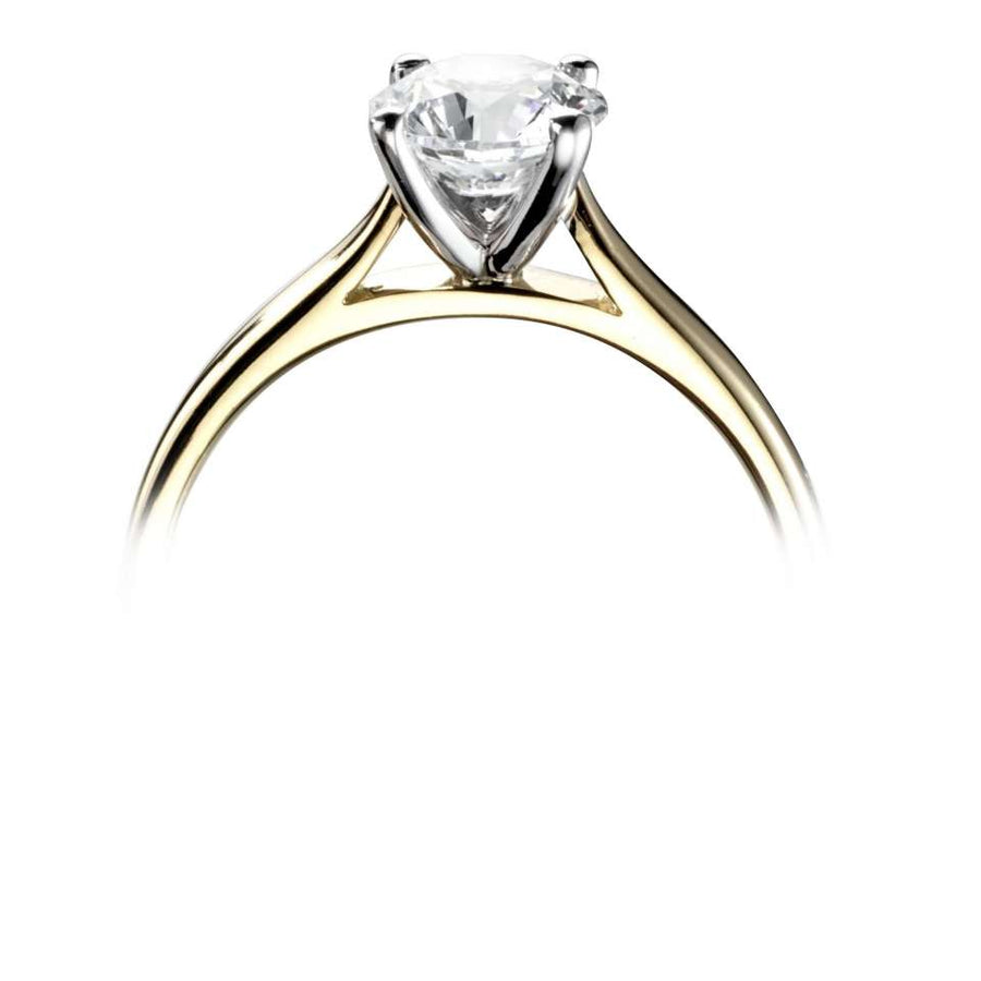 18ct Yellow FAIRTRADE Gold 0.50 Carat Diamond Solitaire Ring