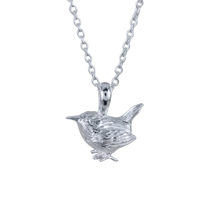 Sterling Silver Wren Pendant & Chain