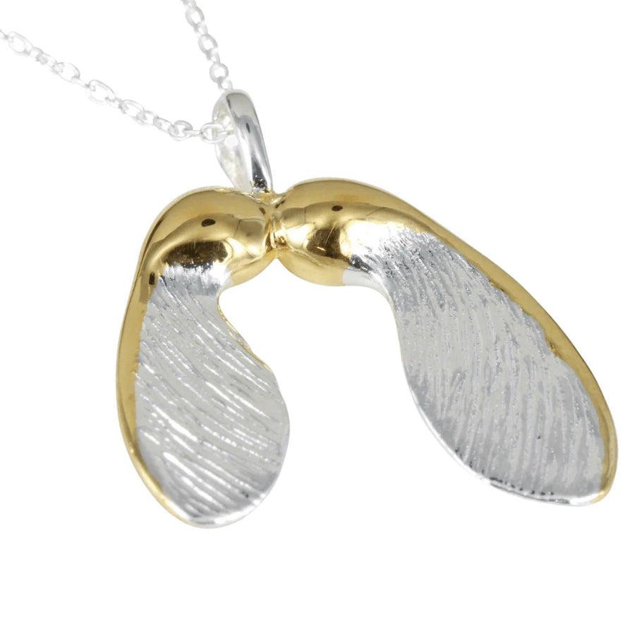 Two-Tone Detailed Sycamore Necklace