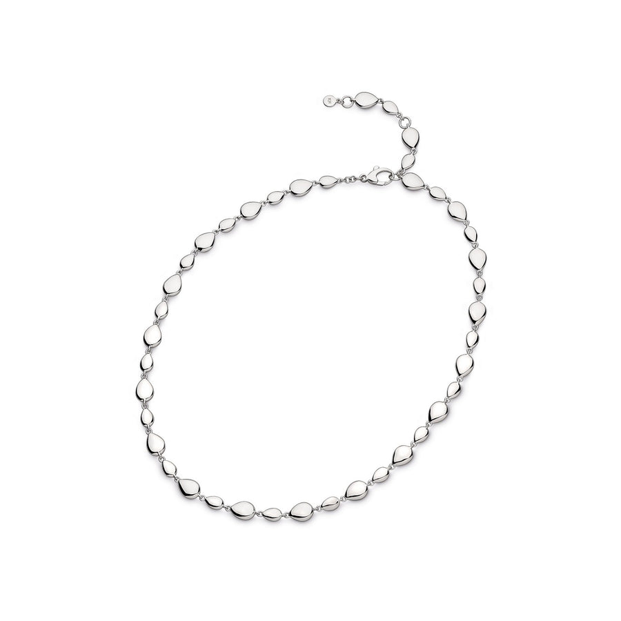 Kit Heath Sterling Silver Pebble Link Necklace