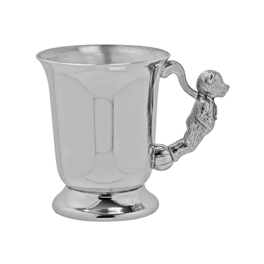 English Pewter Company Teddy Bear Handle Childs Cup