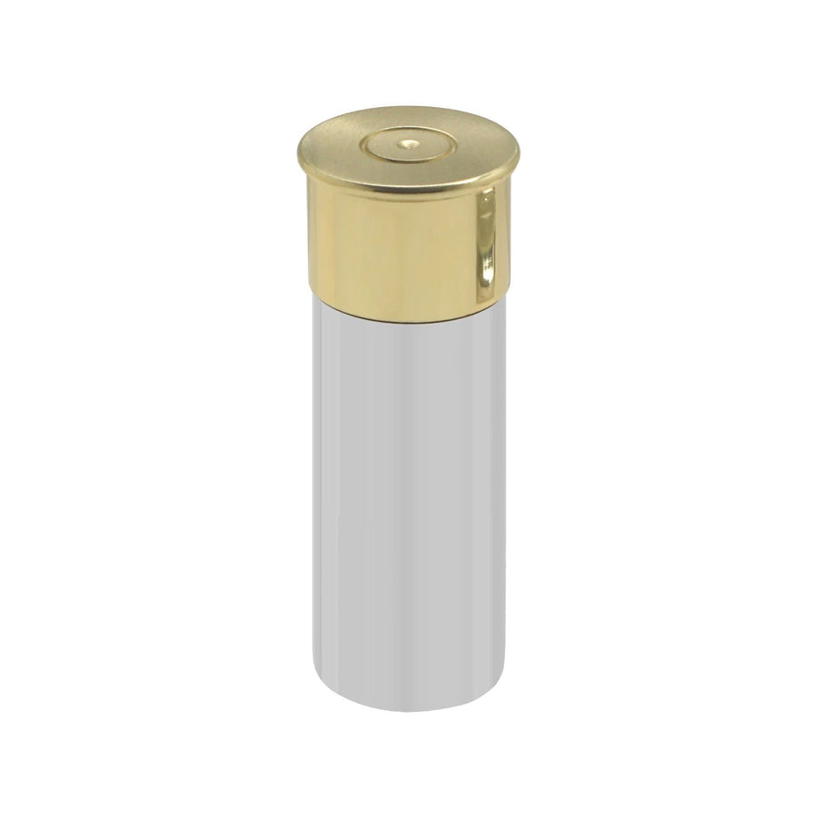 Pewter 4oz Pewter Shotgun Cartridge Hip Flask