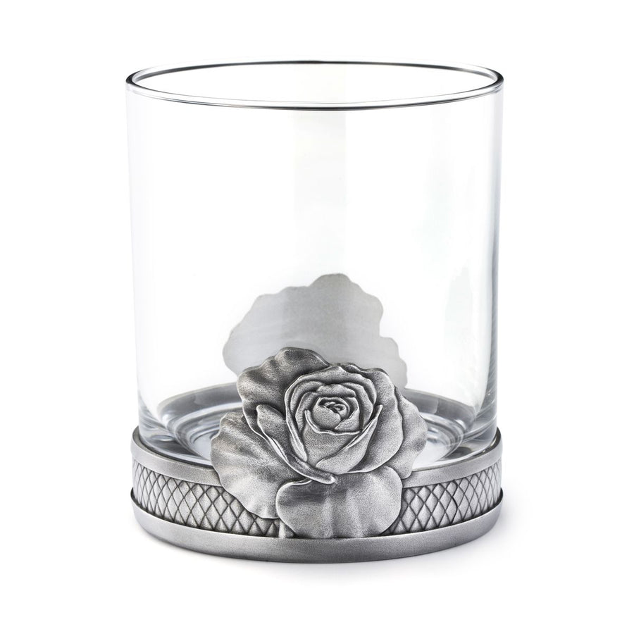 Royal Selangor Pewter Rose Whisky Tumbler