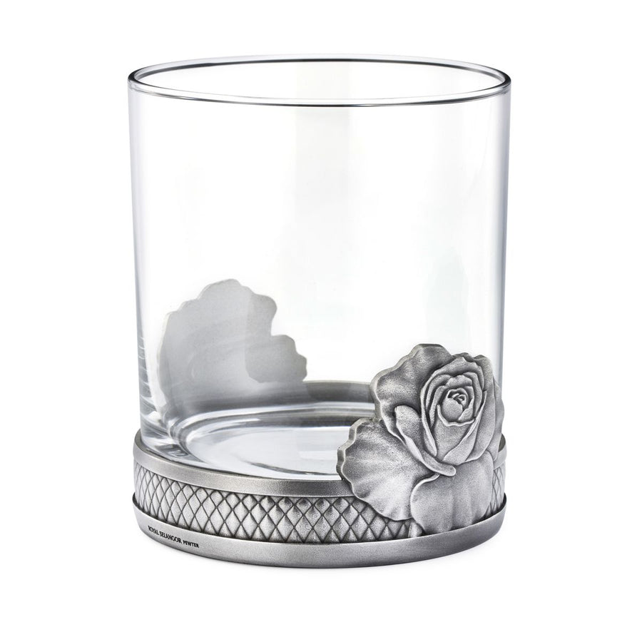 Royal Selangor Pewter Rose Whisky Tumbler