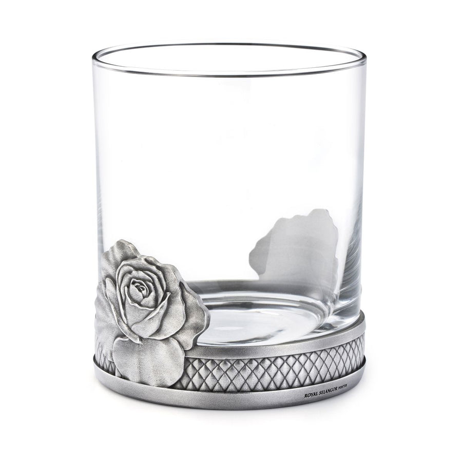 Royal Selangor Pewter Rose Whisky Tumbler