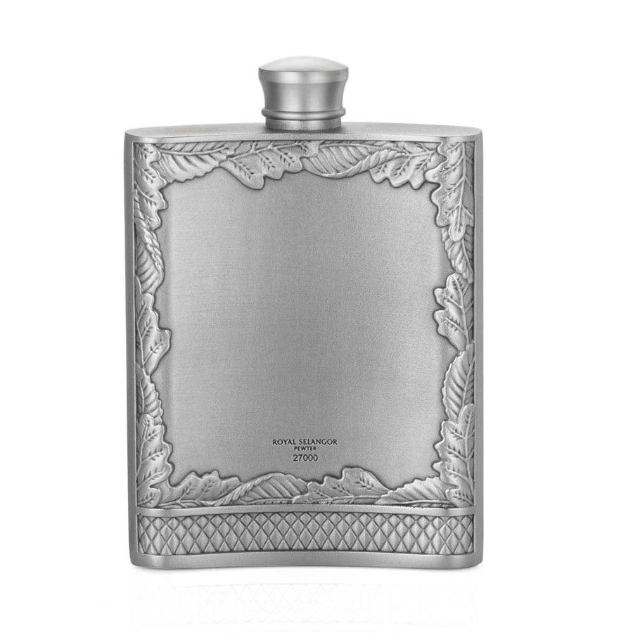 Royal Selangor Pewter Stag and Woodland Hipflask
