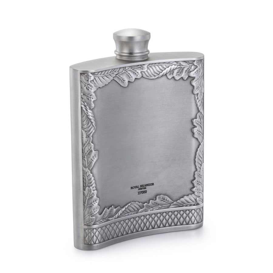 Royal Selangor Pewter Stag and Woodland Hipflask
