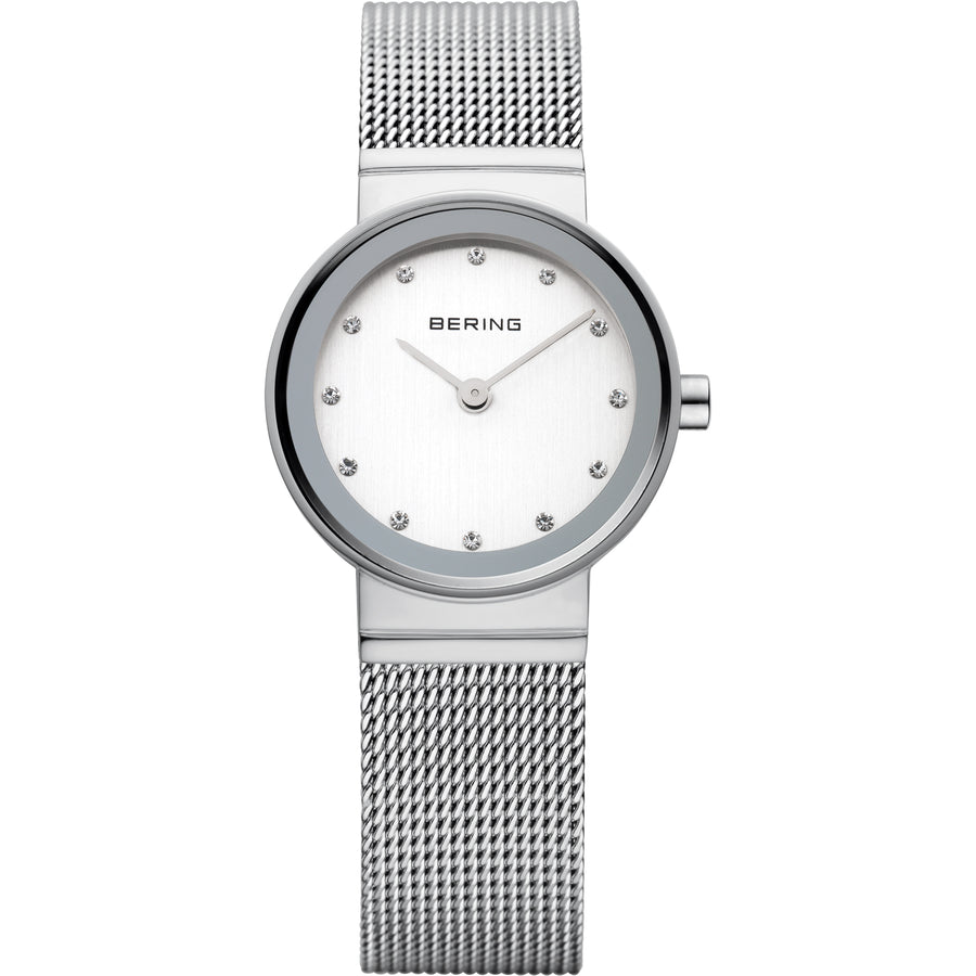 Bering Classic Stainless Steel Small Ladies Mesh Watch