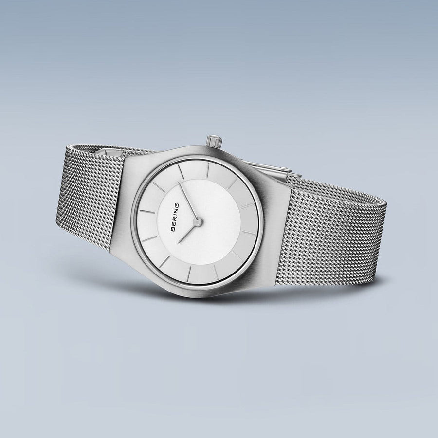 Bering Classic Stainless Steel Mesh Watch