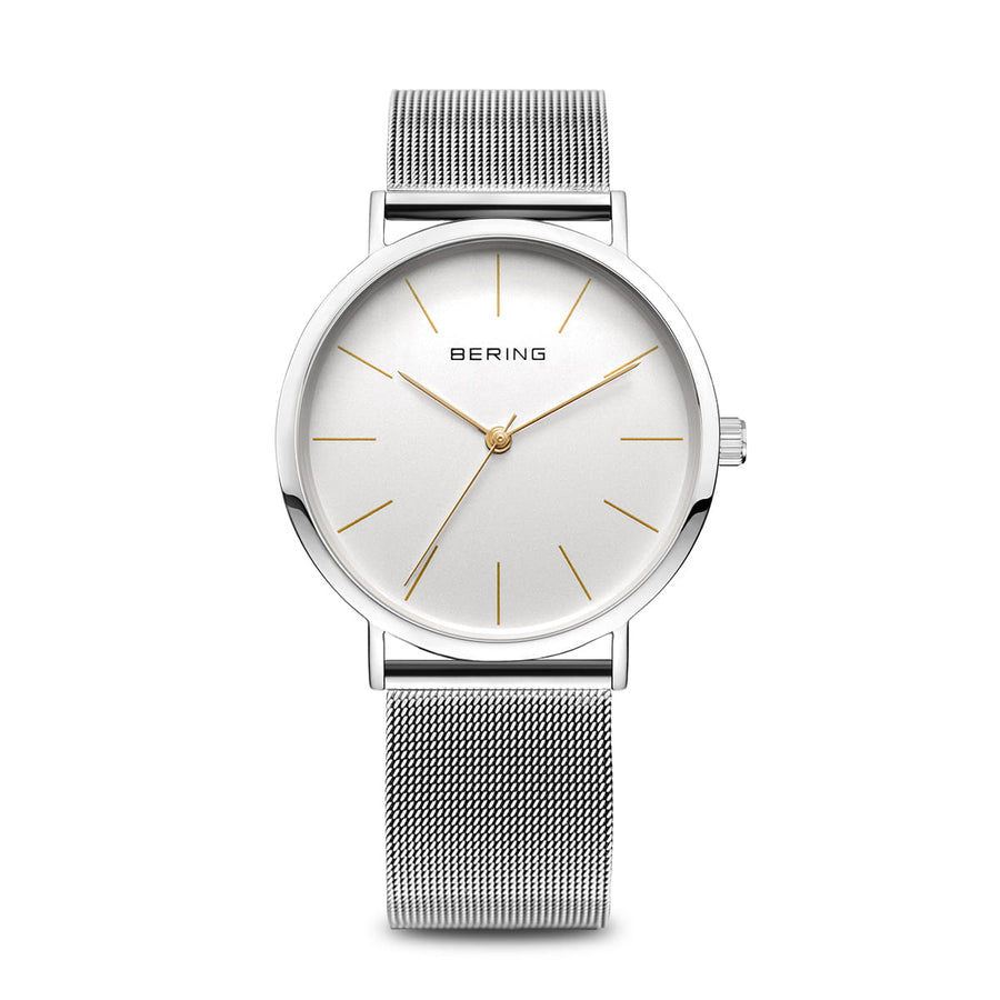 Bering Classic Stainless Steel Mesh Watch