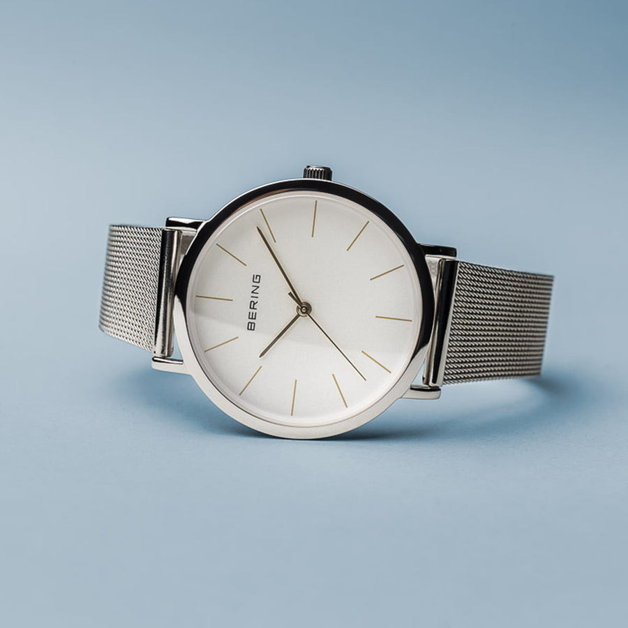 Bering Classic Stainless Steel Mesh Watch