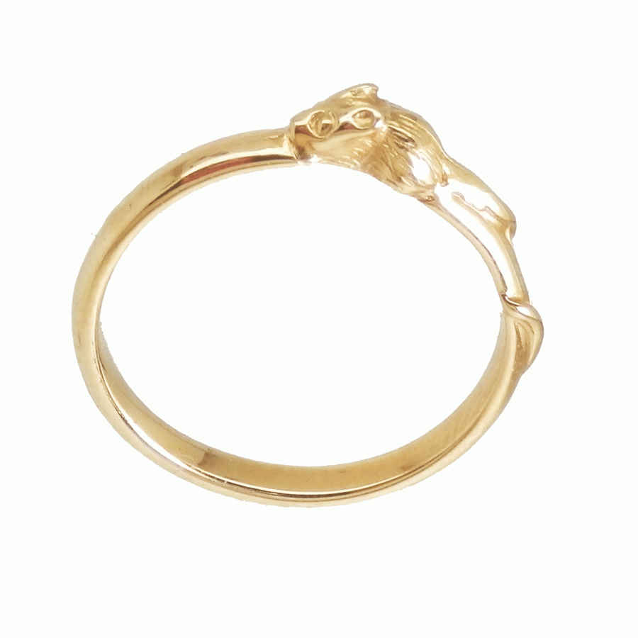 Bensons Originals 9ct Yellow Gold Signature 'Mouse' Ring