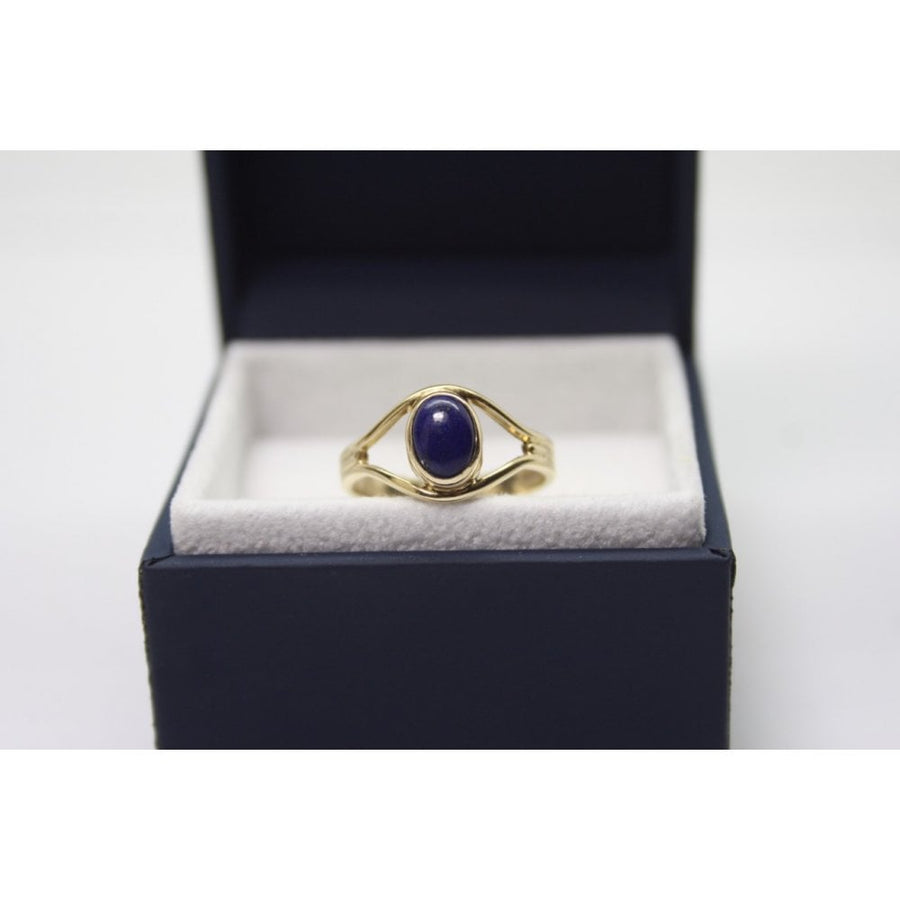 Bensons Originals 9ct Yellow Gold lapis Lazuli Ring