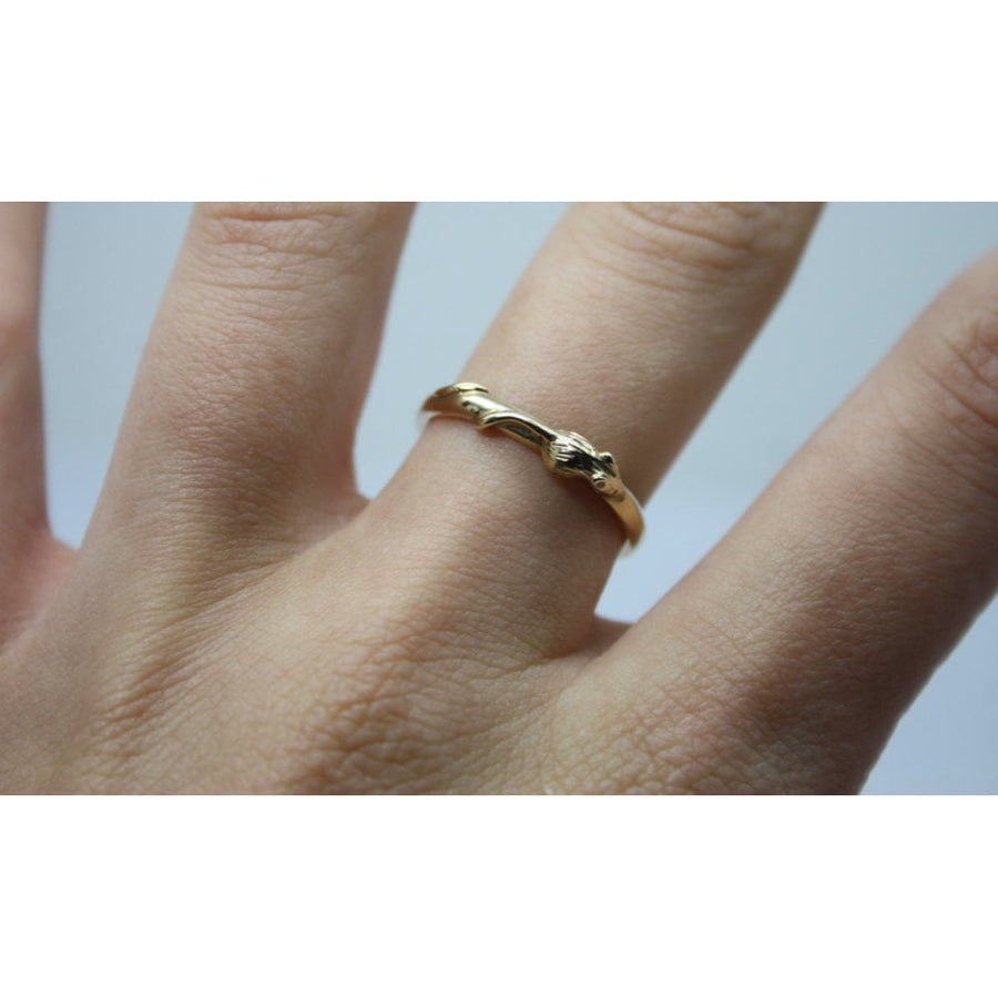 Bensons Originals 9ct Yellow Gold Signature 'Mouse' Ring